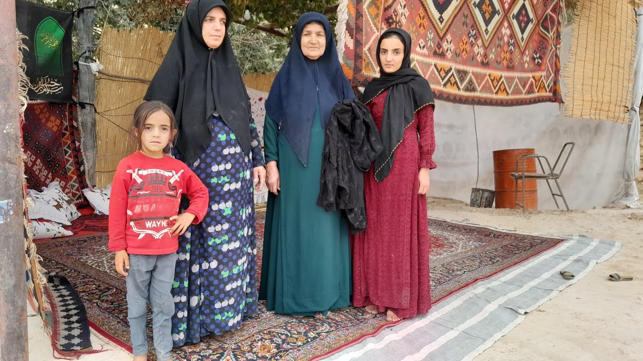 Sewing Traditions 🧵: Tents & Clothes for a Tailor's Mother | Nomad & Village Life in Iran
