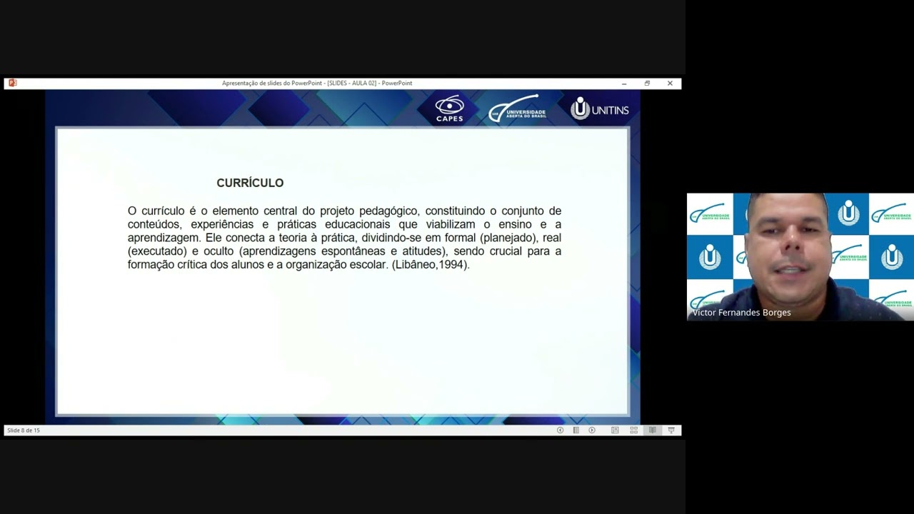 ESTÁGIO SUPERVISIONADO IV - Tema: Planejamento e Organização da Prática Pedagógica - AULA 02