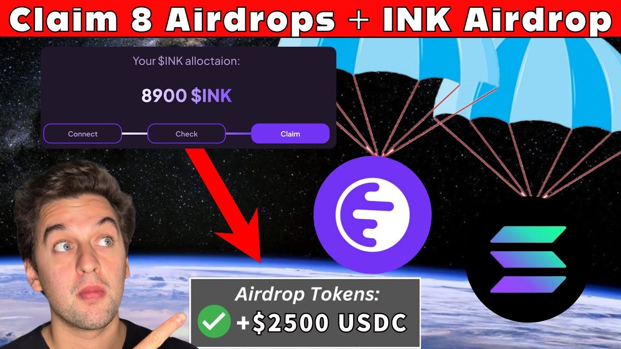Claim 8 Airdrops + INK Airdrop - DO THIS NOW