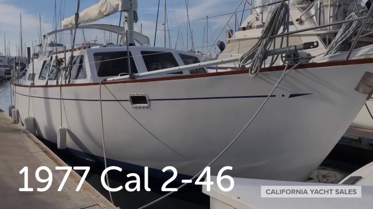 1977 Cal 2-46 Sailboat Walkthrough | California Yacht Sales