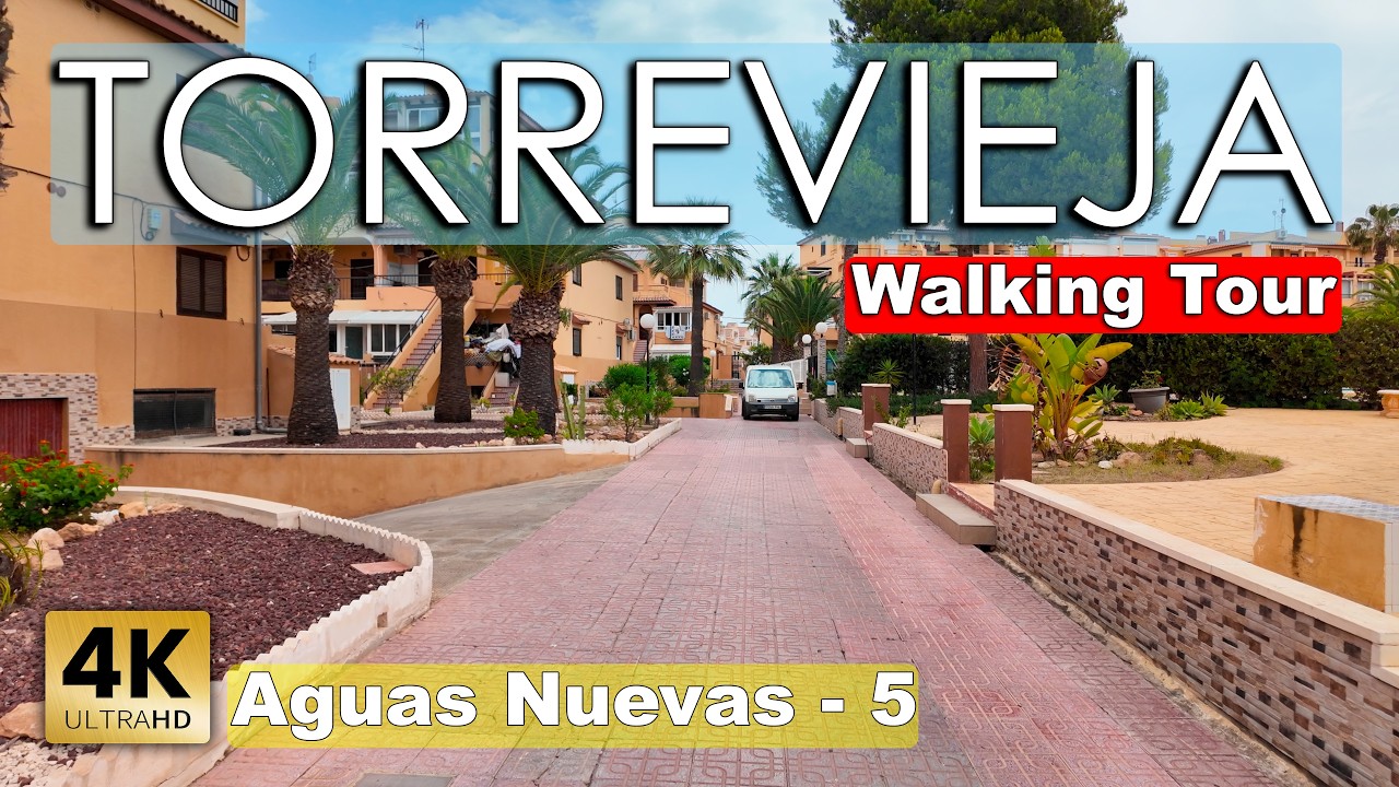 Torrevieja - Aguas Nuevas 2025, Part 5 | Costa Blanca - Walking tour [4k 60fps]