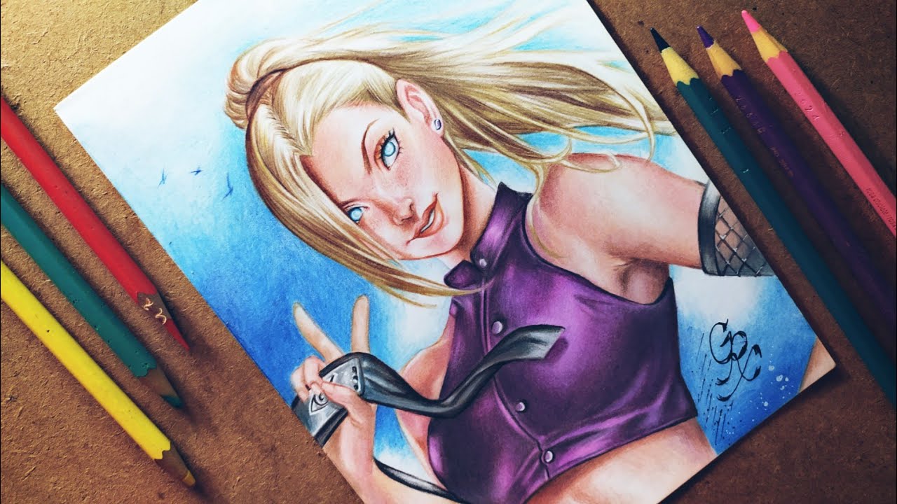 Desenhando Ino | InoShikaCho [COLLAB]