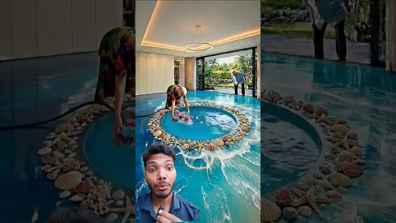 I Turned MyLiving room into a REAL Ocean! (3D Epoxy Transformation)
