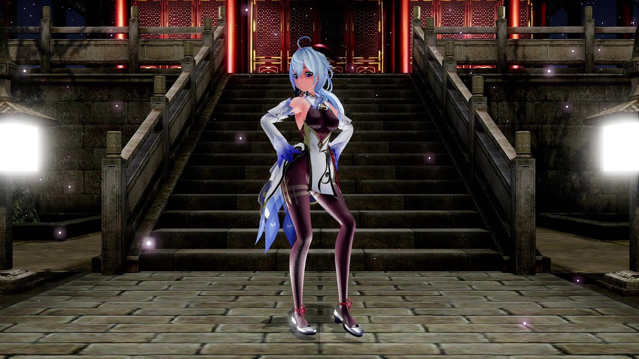 【Genshin Impact MMD】刻晴さんと甘雨さんで  Din Don Dan