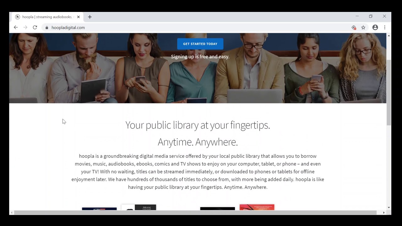 Highland Library - Download Destination & Hoopla