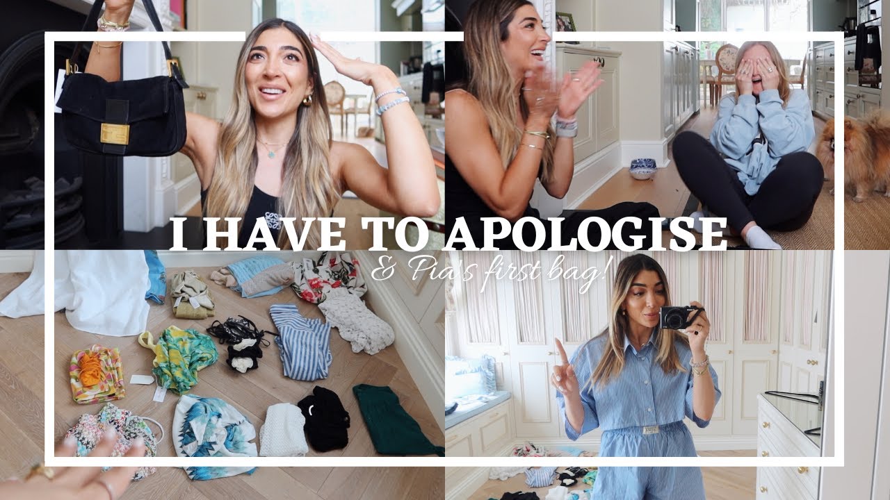 I HAVE TO APOLOGISE & SURPRISING PIA WITH HER FIRST DESIGNER BAG! | Amelia Liana