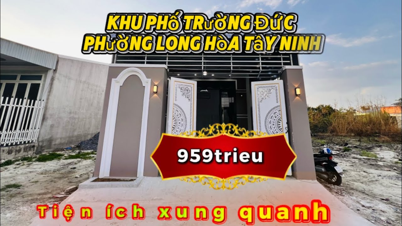 NHÀ CẤP 4 HIỆN ĐẠI – MỚI 100% – GIÁ TỐT TẠI LONG HOA, TÂY NINH 959trieu