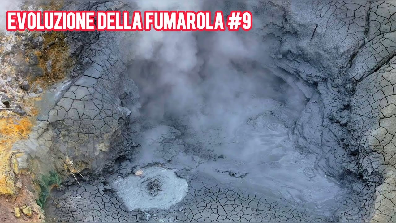 #9 EVOLUZIONE della FUMAROLA PISCIARELLI nei CAMPI FLEGREI😱 (27/03/2025) | SolfataraNews