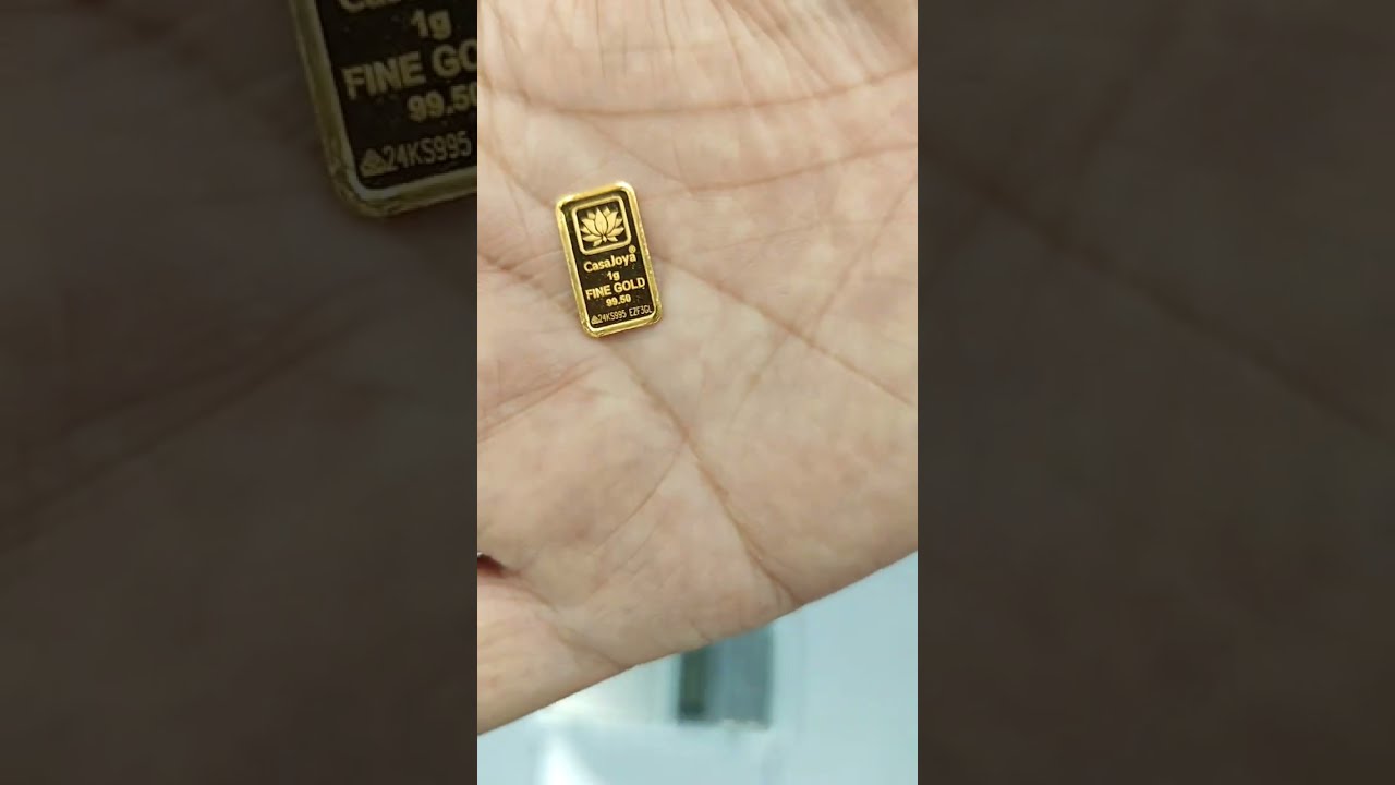 1 gram hallmark gold coin from Flipkart unboxing and review Casajoya brand