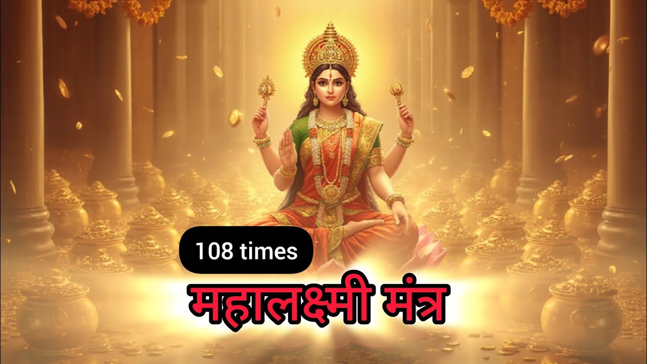 ॐ महालक्ष्म्यै नमः | Om Mahalaxmi Mantra Jaap 108 Times | Wealth, Prosperity & Abundance