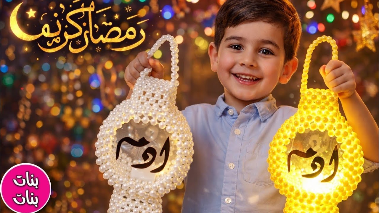 فانوس الخرز الاكلريلك التريند خطوه بخطوة للمبتدئين✨️