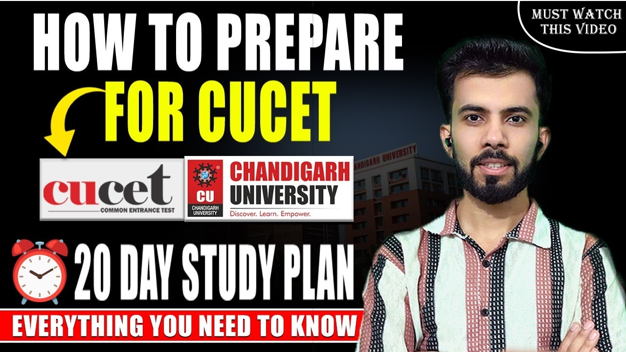 *CUCET* Chandigarh University Strategy to get 100% Scholarship| Syllabus, study material, pyq