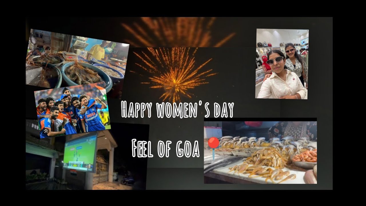 Women's day  shopping 🛍️💸|| Feel of goa📍|| #kavyapatil9888#vlog #video #worldcup2026 (Part-1) 