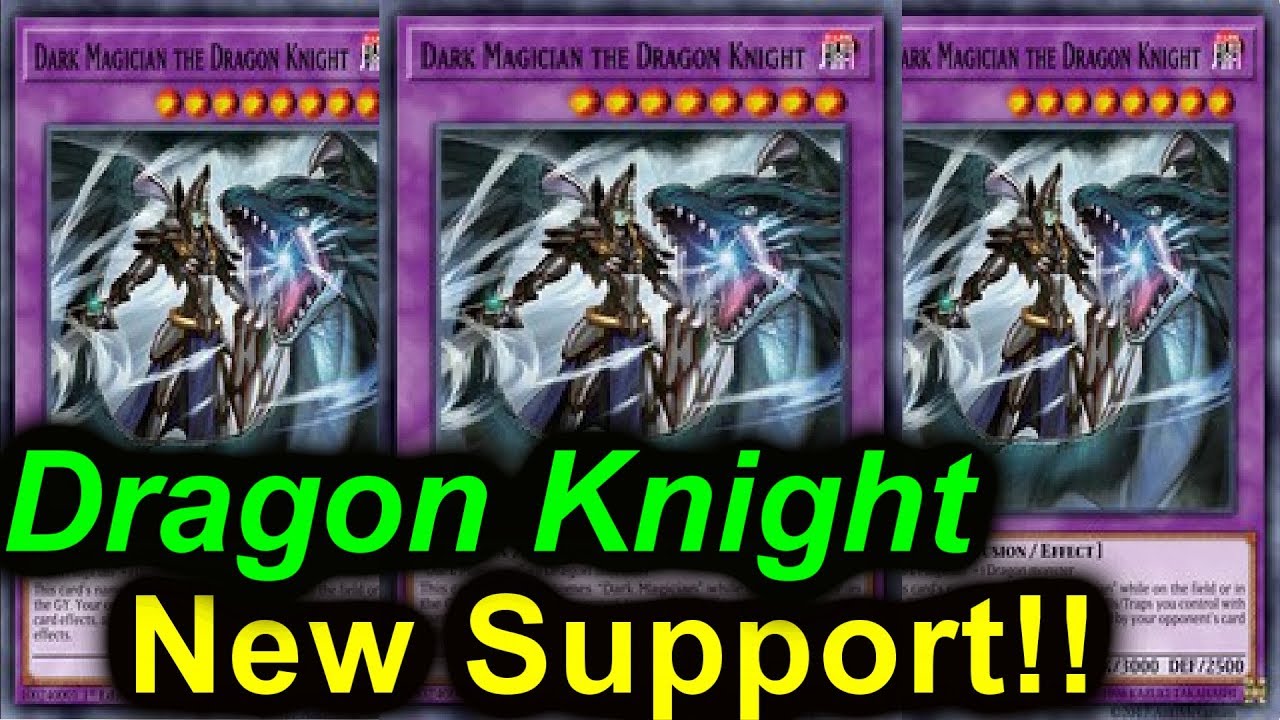 Dark Magician Ft...Dragon Knight!! New Support!! 【LINK SUMMON】