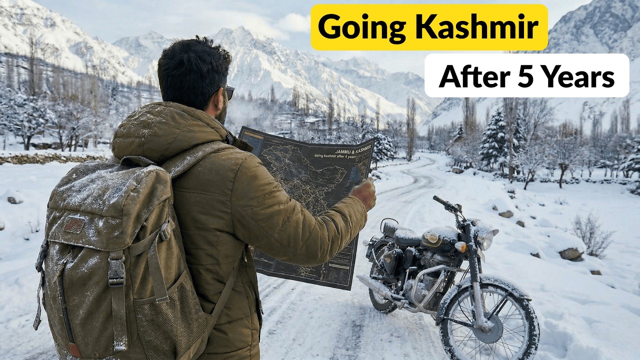 5 Saal baad Fir se Kashmir ja raha hu - Shocking 😳😳 | Delhi to Kashmir | Life in Dal Lake Village