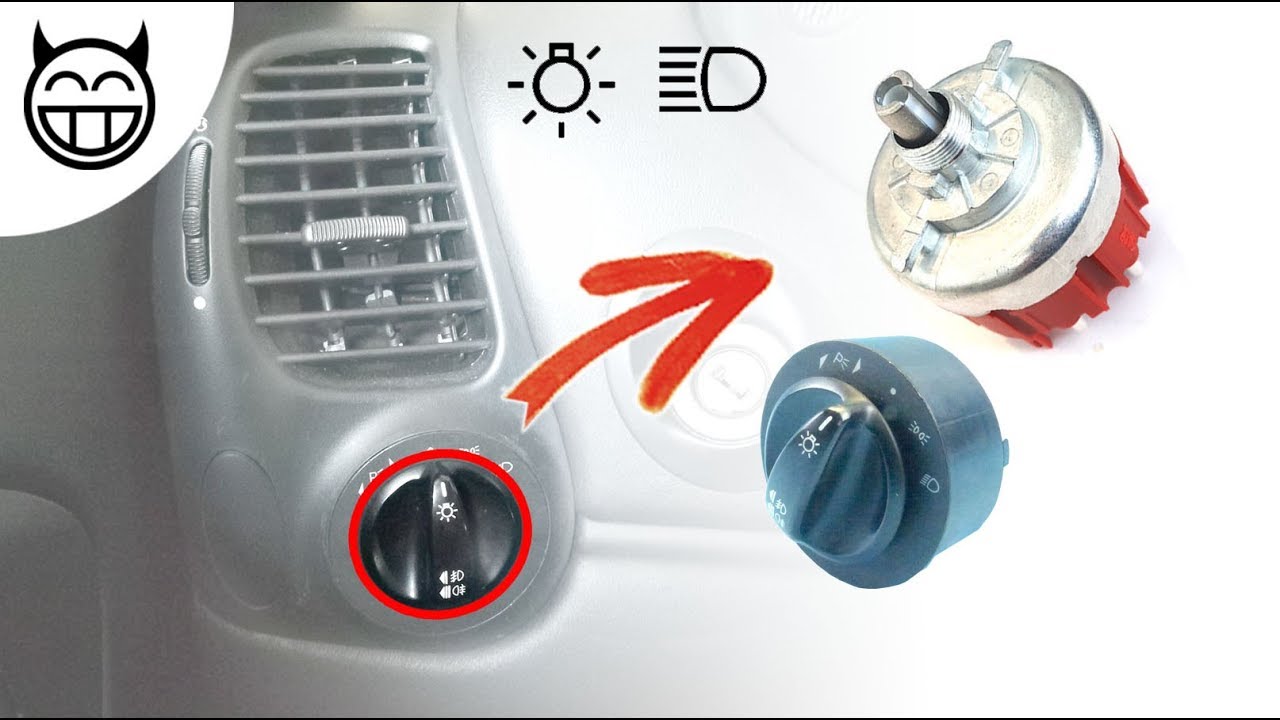 🛠 Commutateur de phares, démonter et remplacer - Tuto Boxster 986 & Porsche 996