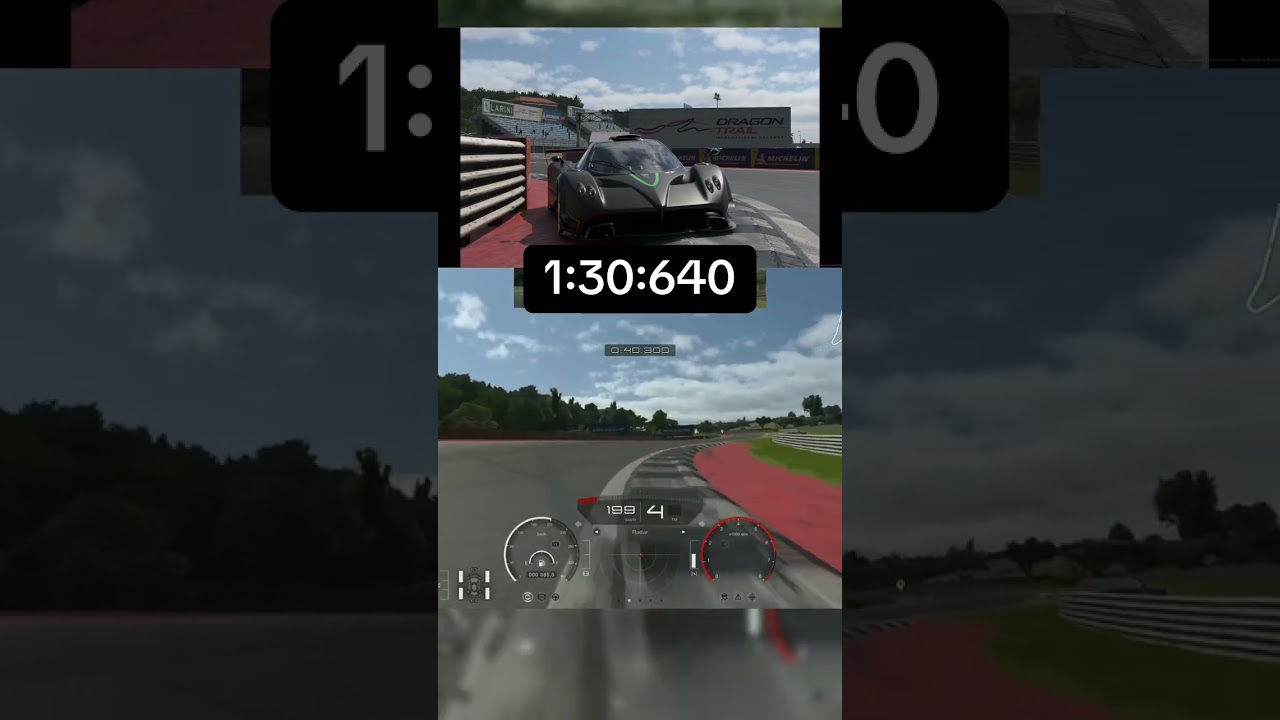 Lap Time Challenge || Track: Dragon Trail Seaside || Car: Zonda R ‘09 || Time Record: 1:30:640