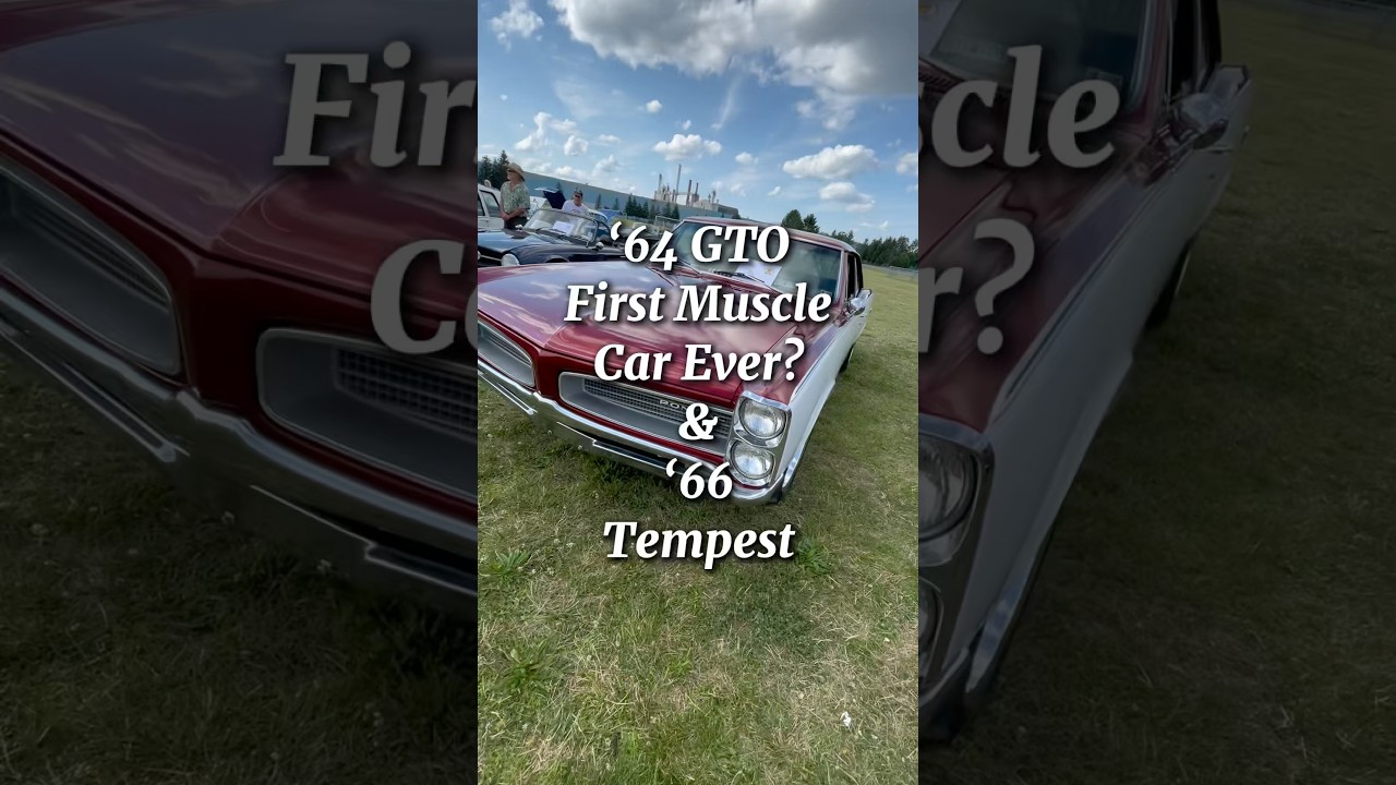 PONTIAC POWER PLAY! 1966 Tempest & The OG muscle car 1964 GTO