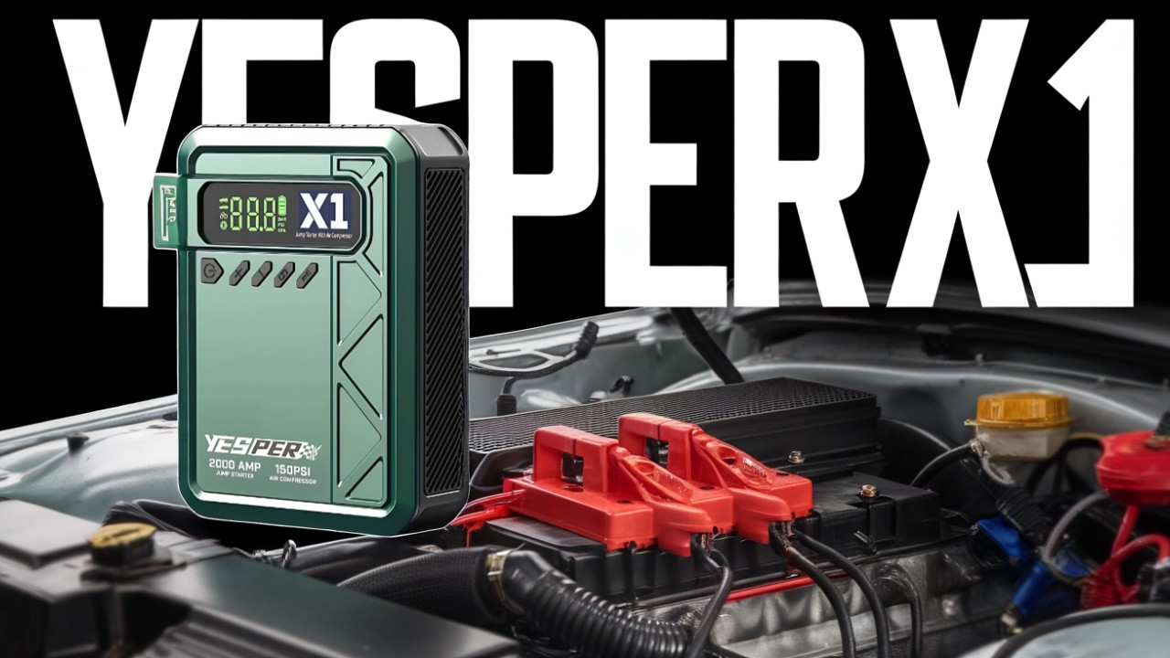 Jump Start & Inflate Anywhere! YESPER X1 in Action