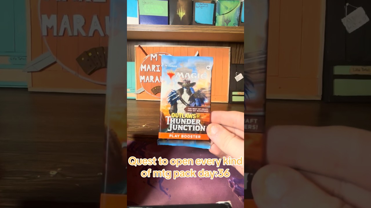 Quest to open every kind of mtg pack : day 36 thunder junction 
