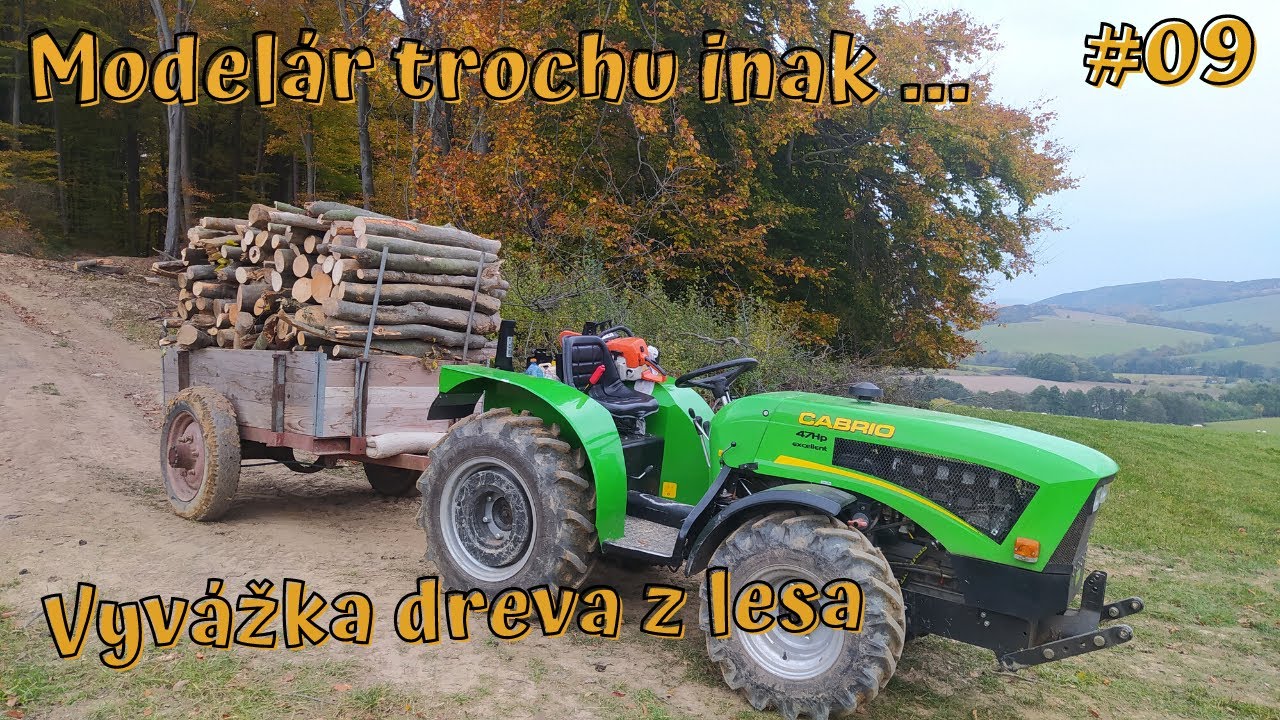 Modelár trochu inak ... Vyvážka dreva z lesa (Traktor: Cabrio 47 hp exelent) | #9