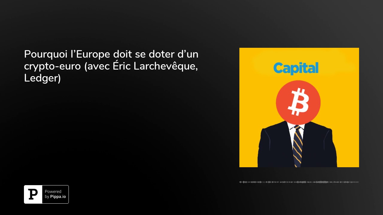 Pourquoi l'Europe doit se doter d&rsquo;un crypto-euro (avec &Eacute;ric Larchev&ecirc;que, Ledger)