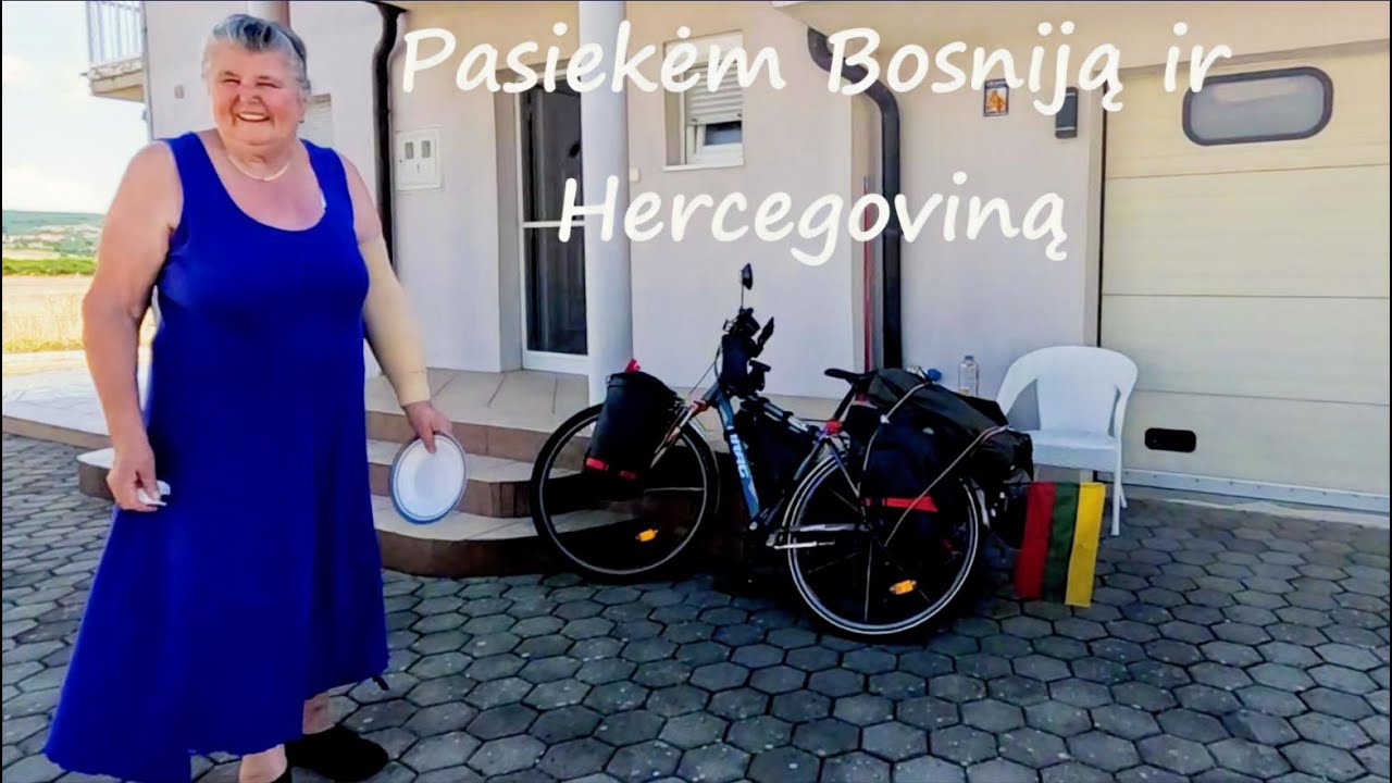 Kelionė dviračiais po Balkanų šalis Penkta kelionės dviračiais diena Pasiekėme Bosniją i Hercegoviną