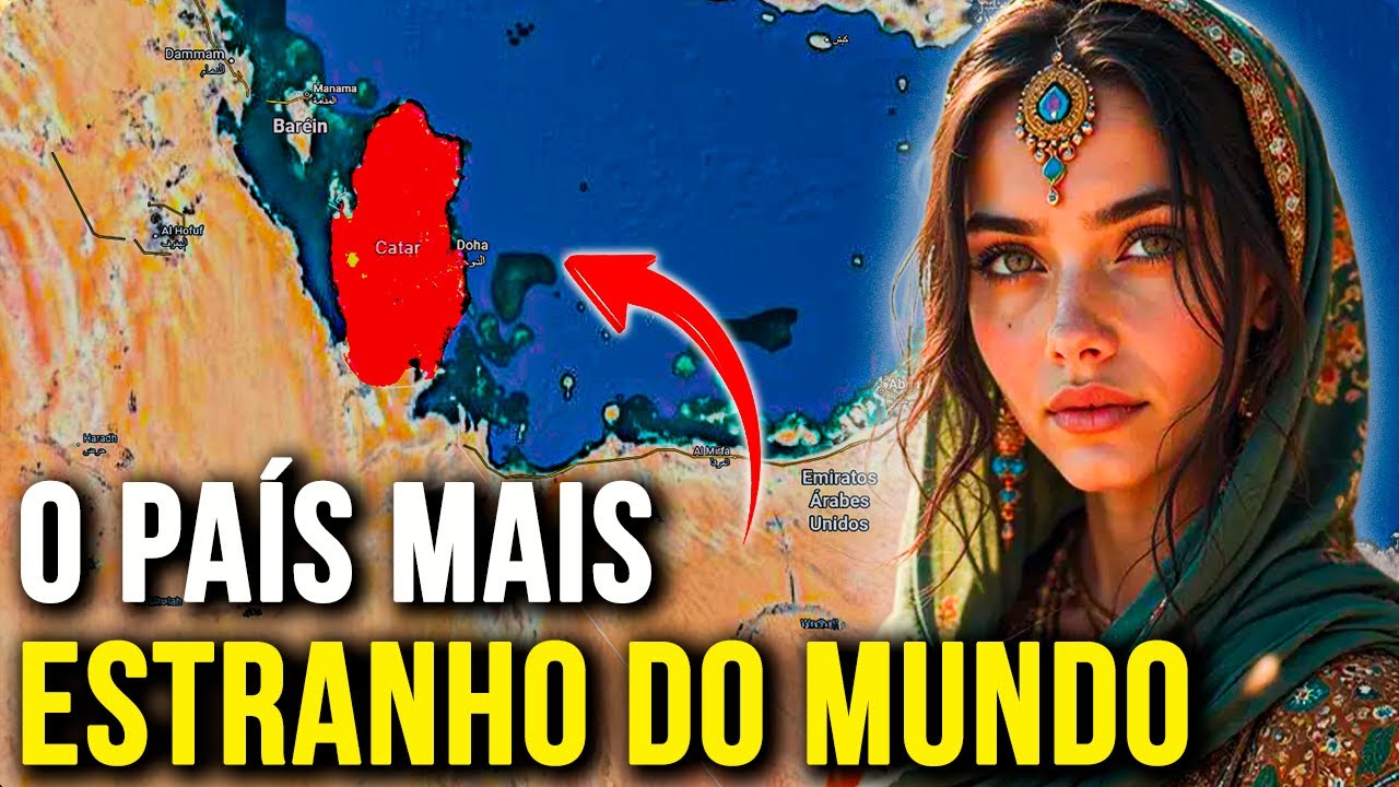 Assim é a Vida no CATAR, o DIMINUTO País Mais RICO e ESTRANHO do Planeta - Documentário Completo