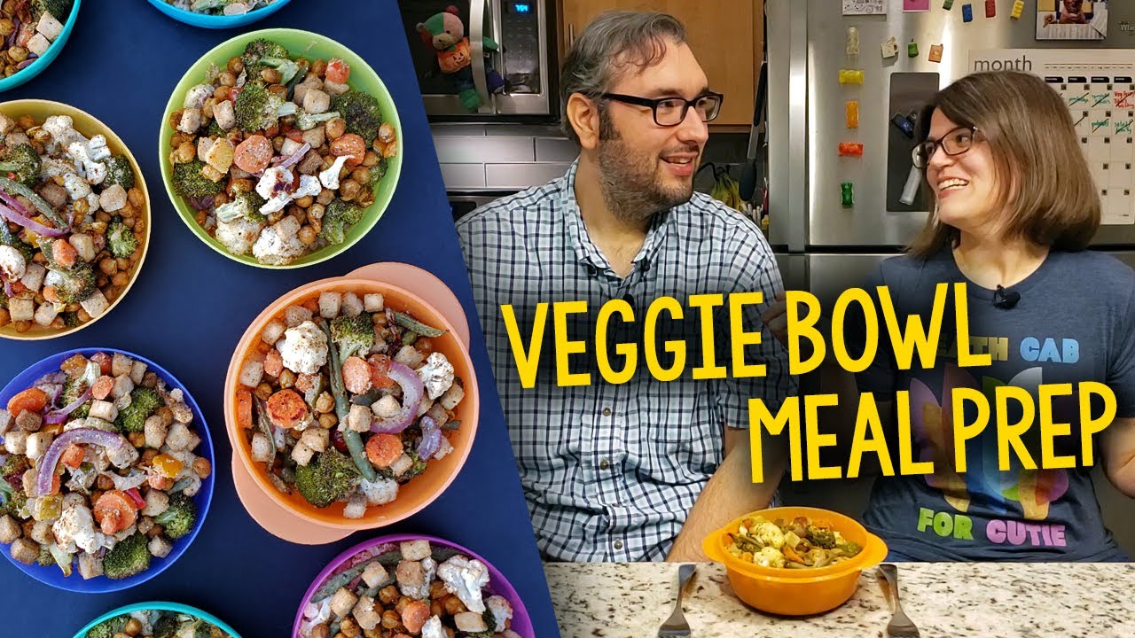Meal Prep Recipe: J & B’s Super Power Veggie Tofu Bowl Thingy (Vegan, Plant-Based)
