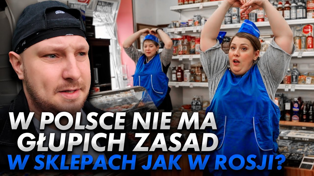 Żadnych głupich zasad w sklepach - dziwi się Rosjanin.