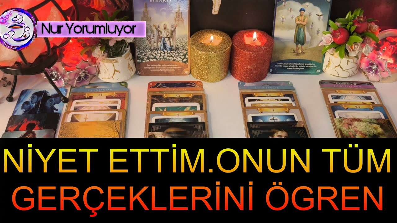 NİYET ETTİM‼️ ONUN SENLE İLGİLİ GERÇEKLERİ NEDİR🔮TAROTTAN NET MESAJ#tarot #keşfet 