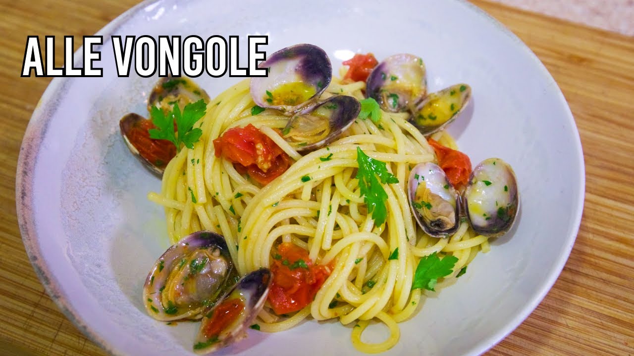 Spaghetti alle vongole, mi pasta favorita #shorts