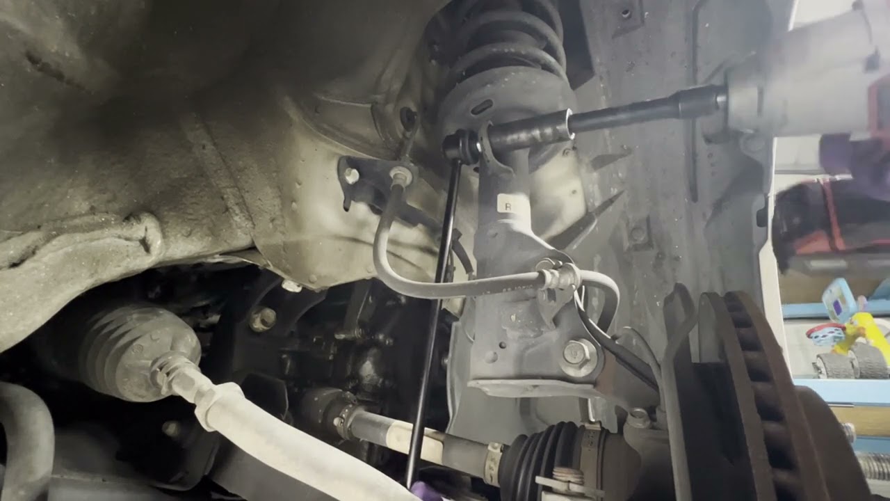 How to easily replace & fix a Sway Bar link stabilizer on 2012 Honda Civic 8th gen coupe install