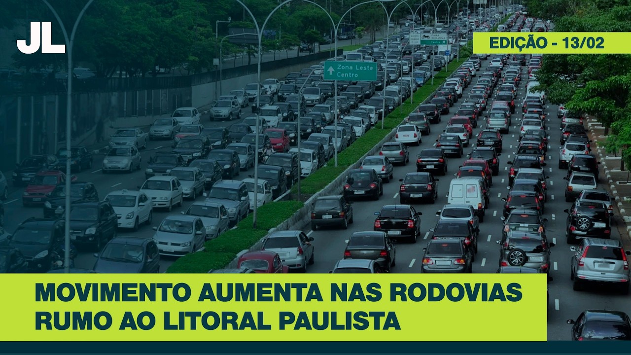 Rodovias para o litoral registram aumento no movimento neste Carnaval | JCL