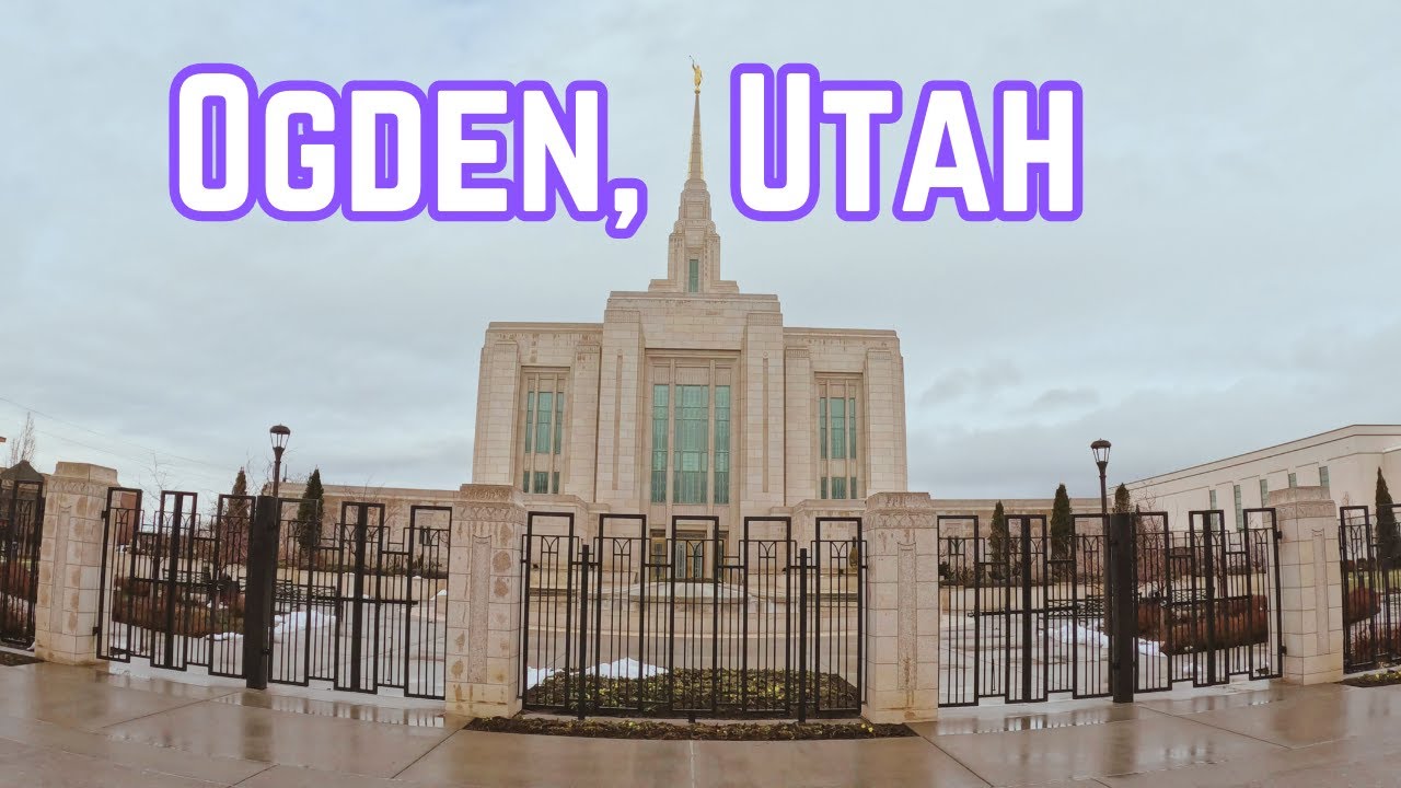 Walking Tour - Ogden, UT | Beautiful Mid-Size Town (4K)