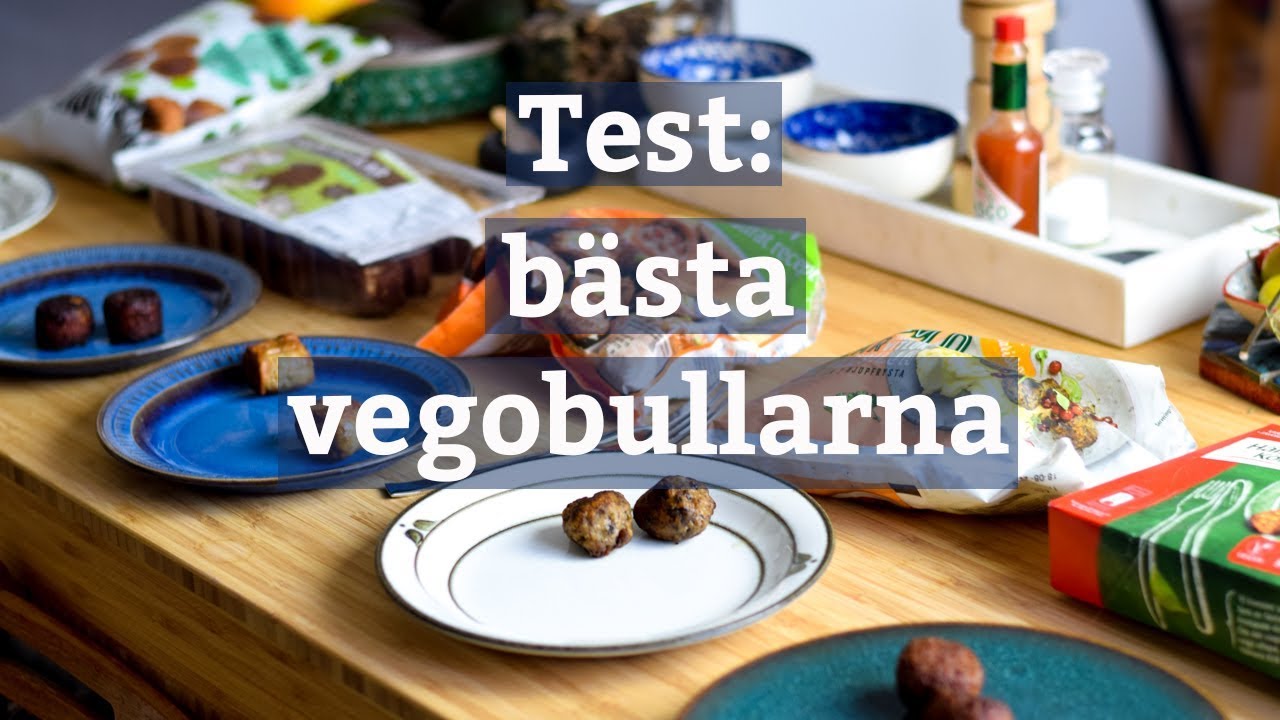 Test av vegetariska köttbullar