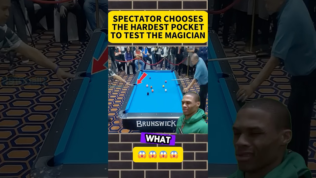Crowds chooses the hardest pocket to see Efren Reyes get a mistake ! #efrenreyes #billiards