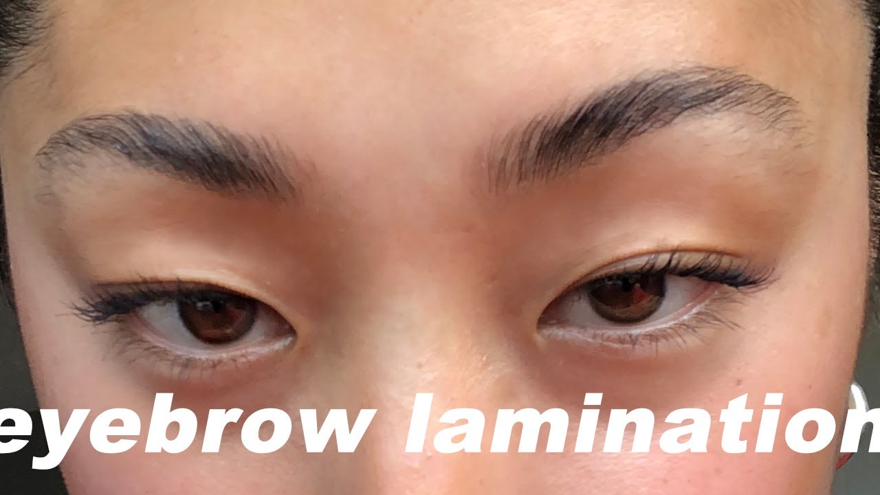 EYEBROW LAMINATION AT HOME | dahyeshka