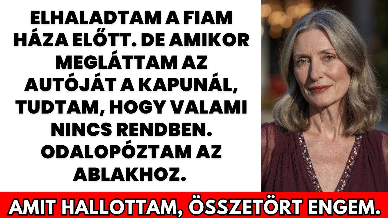 Elhajtottam a fiam háza mellett, és láttam az autóját — amit az ablaknál hallottam, összetört.