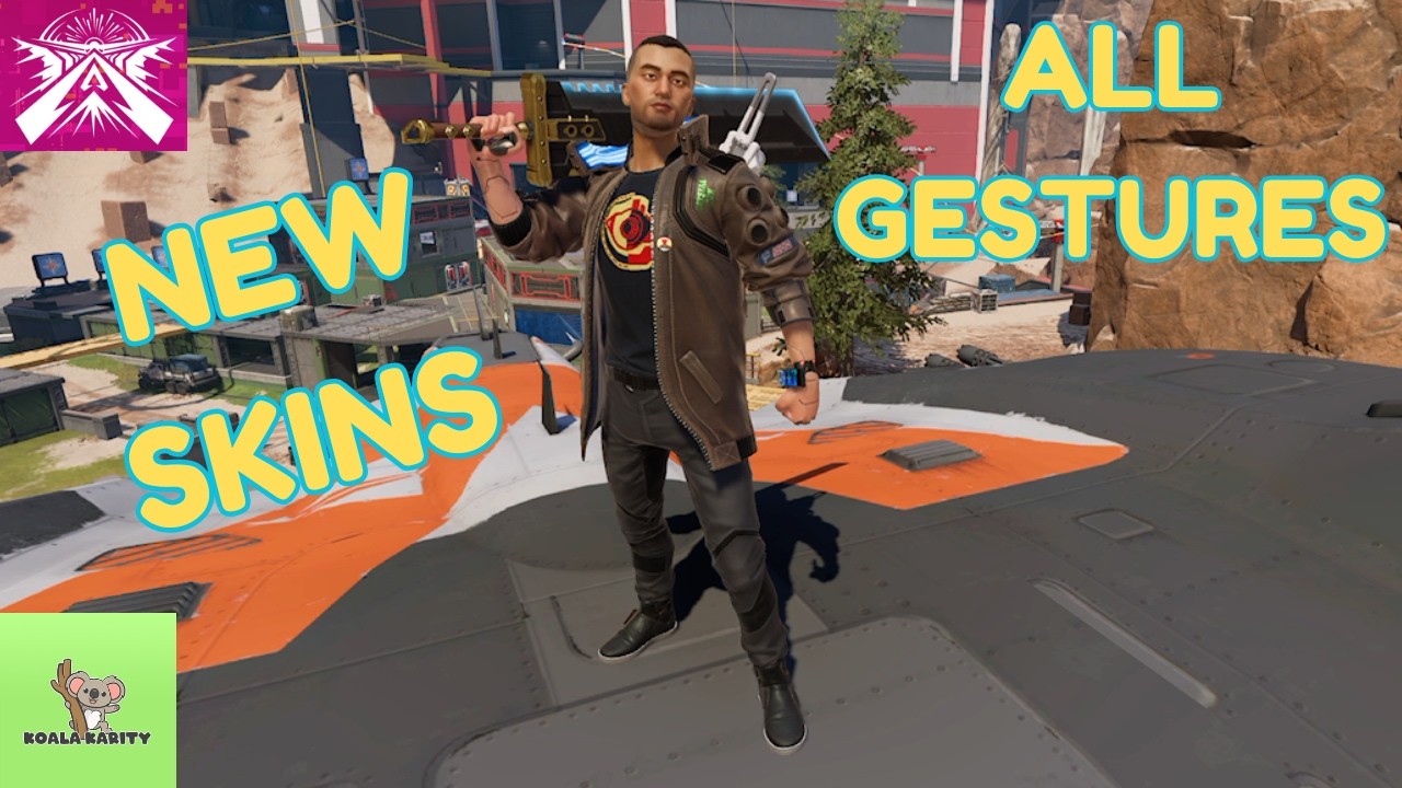 New Iconic Skin for Crypto (Male V), S29 Cyberpunk 2077 Event, All Gestures. [Apex Legends - July26]