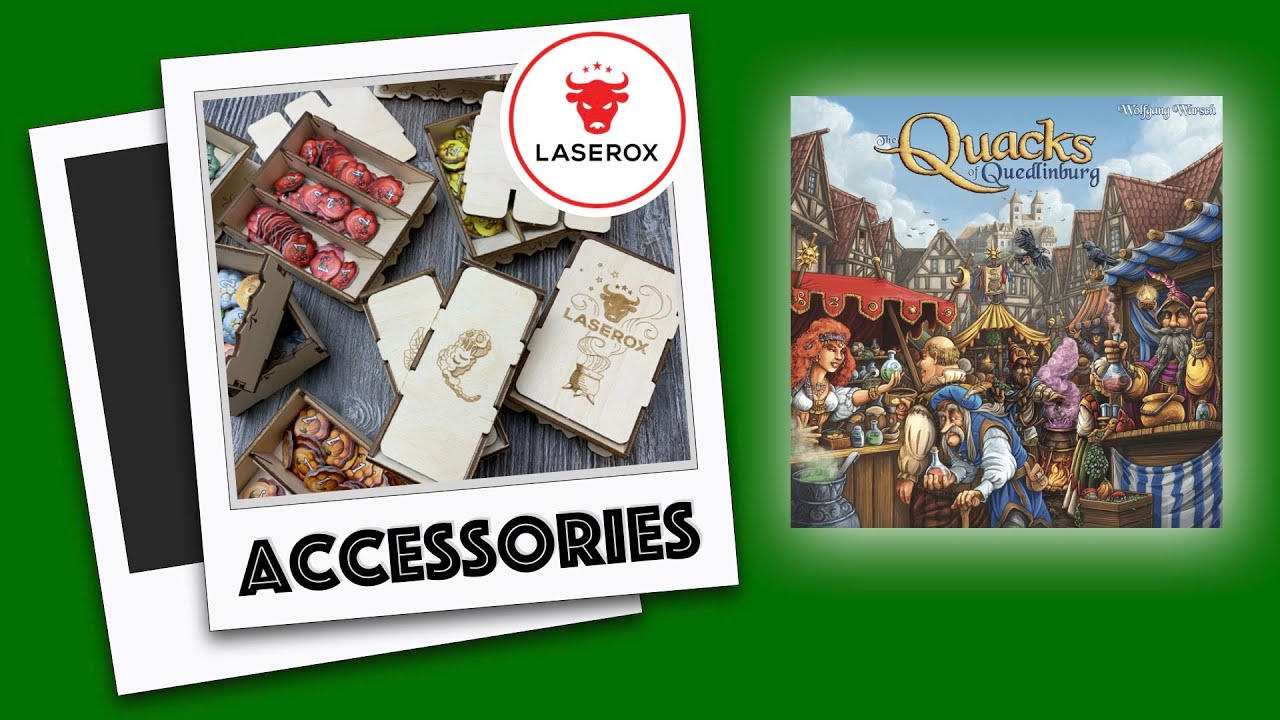 #Accessories - Laserox (Teil6) - Quacksalber von Quedlinburg Insert (inkl. Erweiterungen)