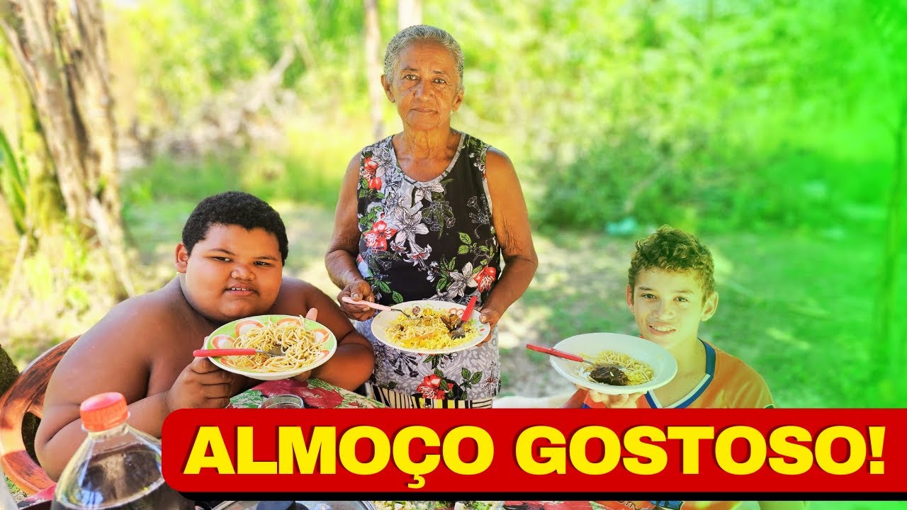 VÓ DO PATRICK PREPARA UM ALMOÇO MUITO GOSTOSO 😋