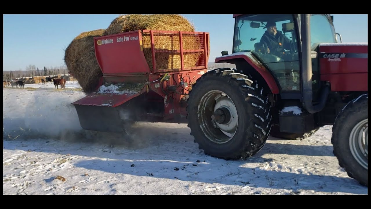Зимняя обработка тюков! Highline Bale Pro CFR 650
