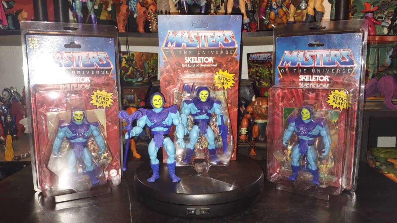 A Review of The  Rerelease Wave 1 Vintage Origins Figure of SKELETOR 
