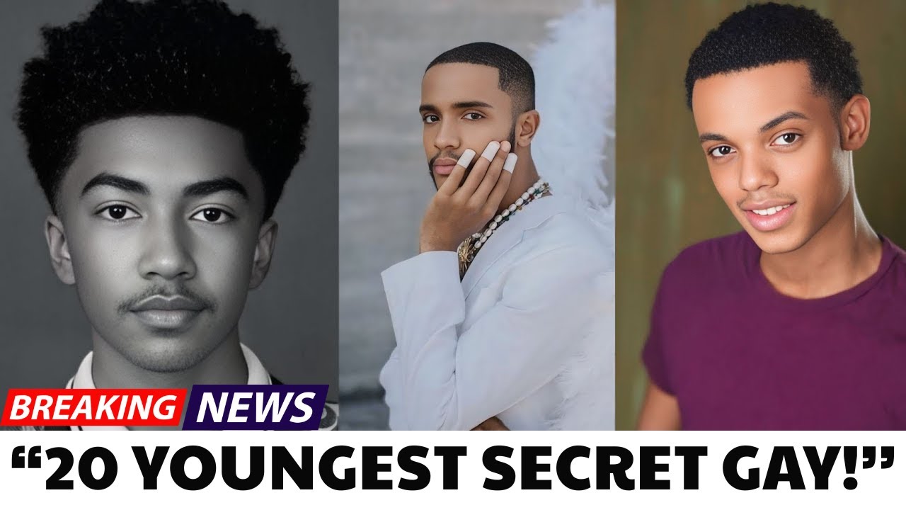 20 Youngest Handsome Black Actors Who Are GAY