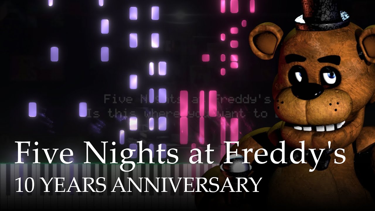 [10 YEARS ANNIVERSARY] Five Nights at Freddy's  / The Living Tombstone [Piano]