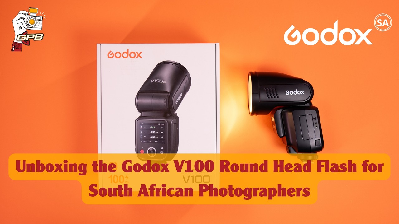 Unboxing the Godox V100 Round Head Flash for South African Photographers | Ashvir Maharaj