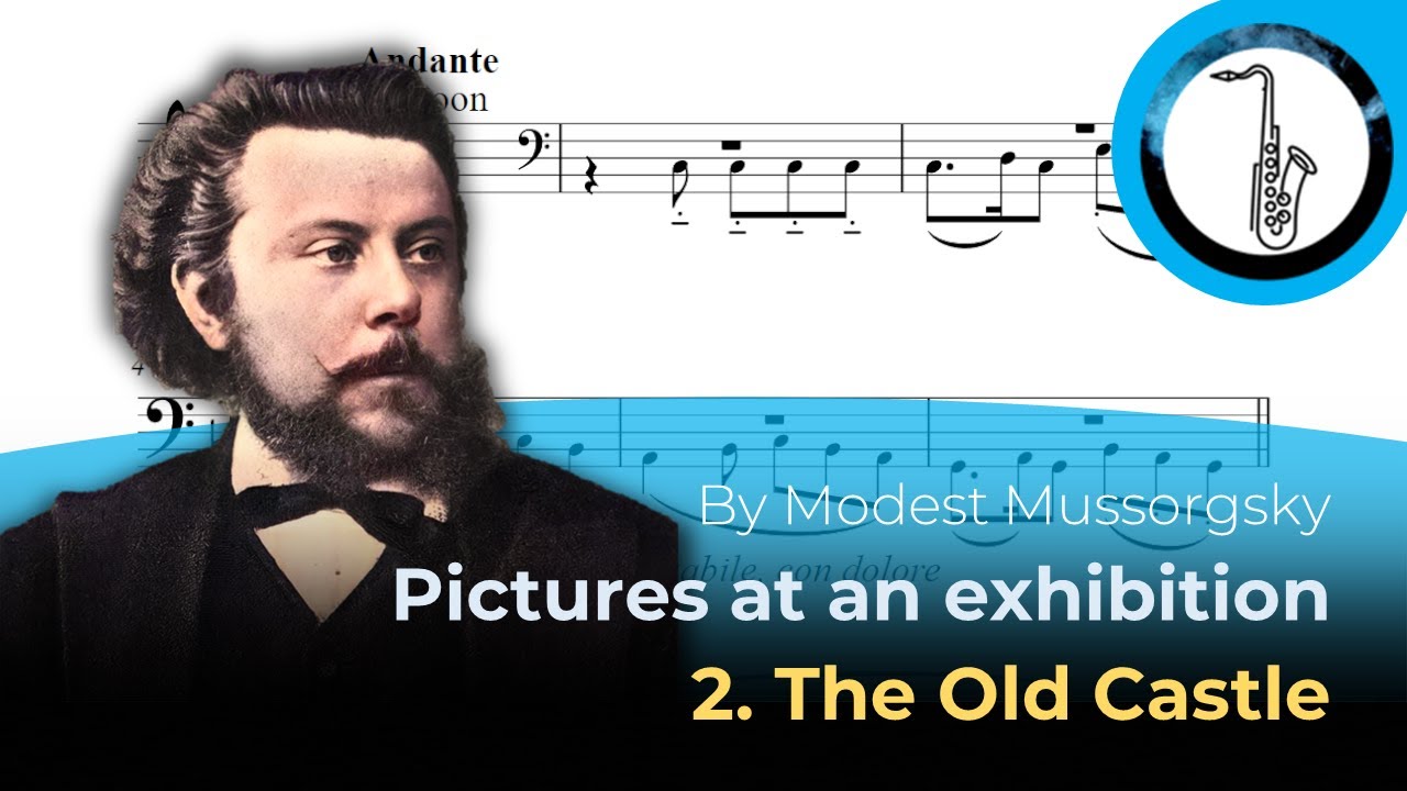 Saxophone Play-Along: 2. The Old Castle, Pictures at an exhibition by Modest Mussorgsky