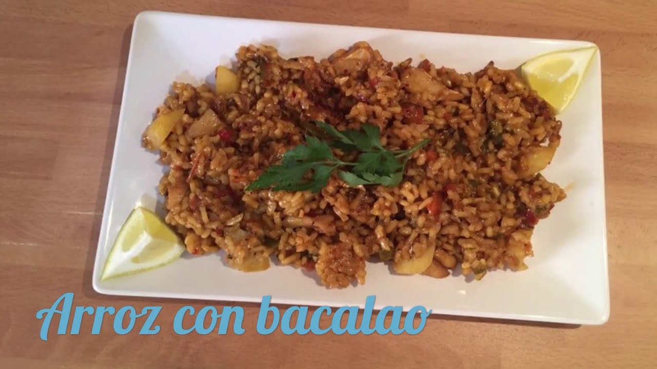 Arroz con bacalao,el arroz de la abuela!!buenisimo