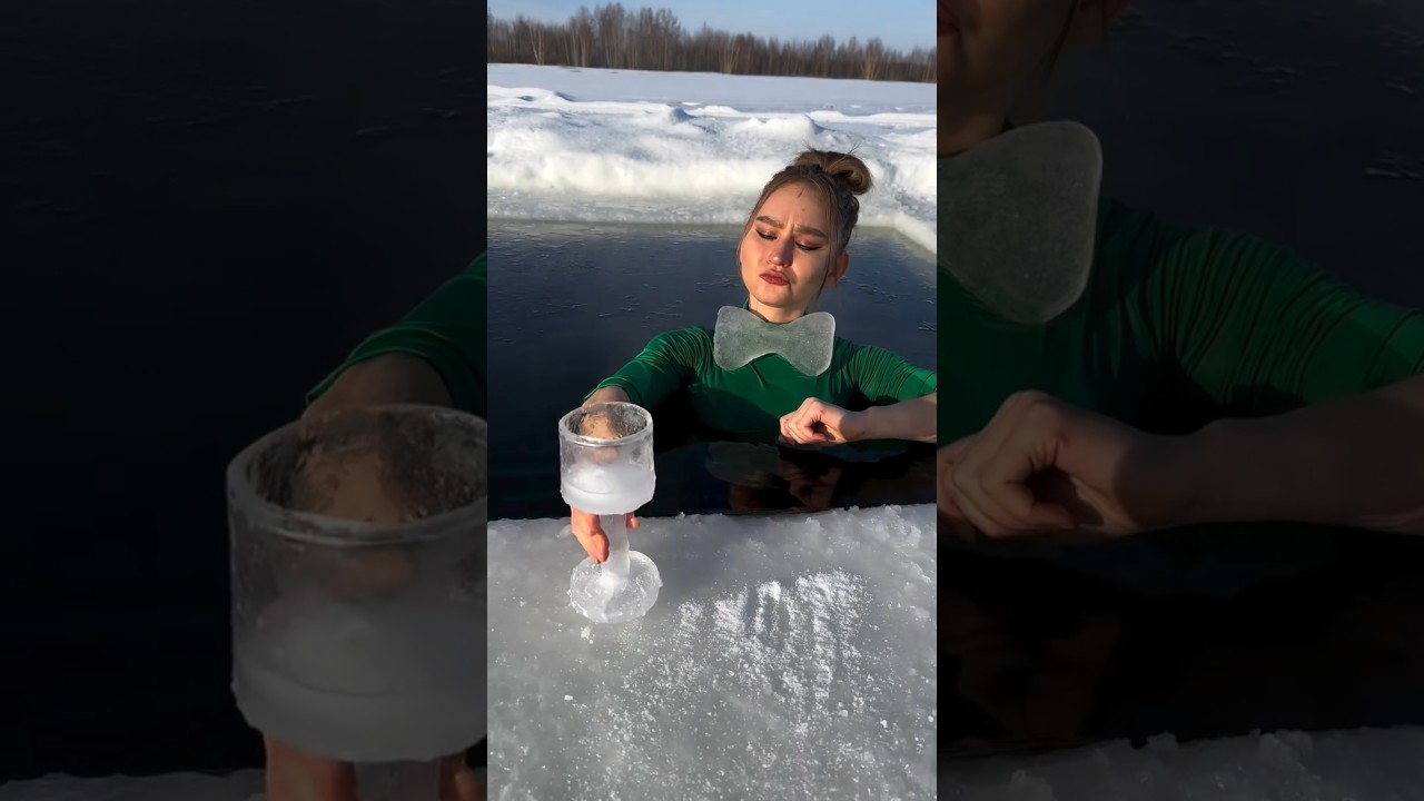 Amazing girl ice queen 😱 | #shortvideo